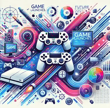 a video game console with a video game controller and a game controller