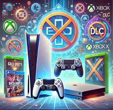 a video game console with a video game controller and a controller