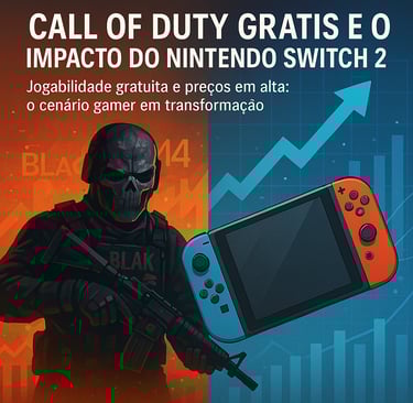 Do campo de batalha digital à inovação dos consoles: a indústria em movimento.
