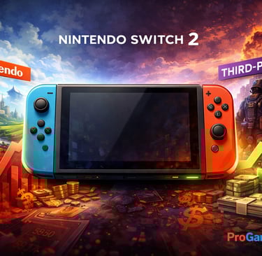 Nintendo Switch 2 entre gráficos de preço e disputa com jogos third-party