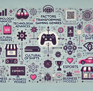 fatores que influenciam a transformação dos gêneros de jogos: tecnologia, cultura e modelos de negóc