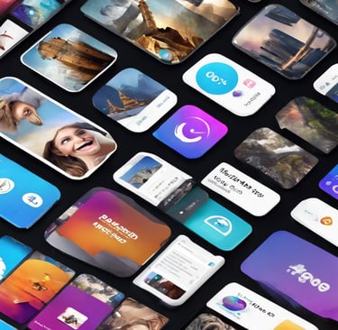 white and black round light