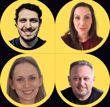 Imagem dos Fundadores da Empresa no Eixo