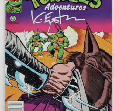kevin eastman and peter laird signed teenage mutant ninja turtles comic