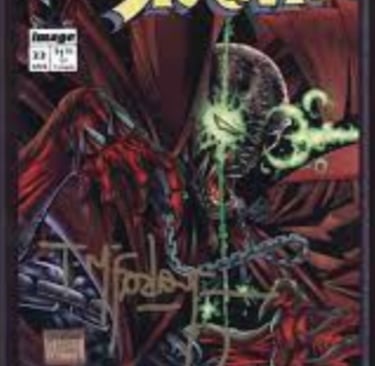 todd McFarland spawn signed comic book 