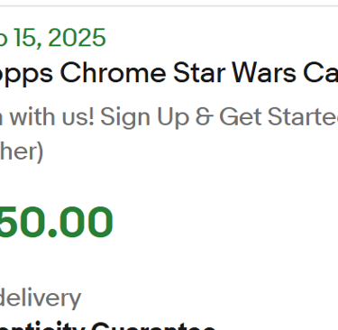 Carrie fisher signed star wars ebay listing 