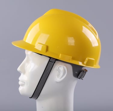 a yellow helmet with a yellow helmet on it