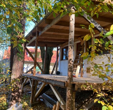 Tinyhouse mit großer Terasse
