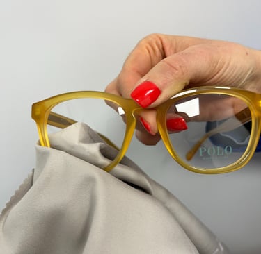 Cómo limpiar mis gafas.