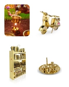 shripad brass miniature all items called pital ke bartan for kitchen