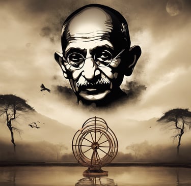 a statue of a woman sitting on top of a rock