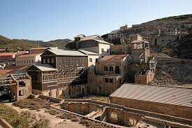 Argentiera abandoned mining village in sardinia