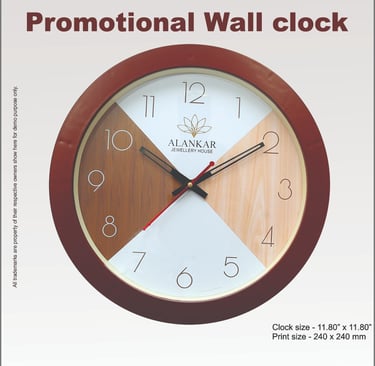 Plastic wall clock manufacturer in India