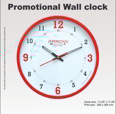 Best Red wall clock supplier in India
