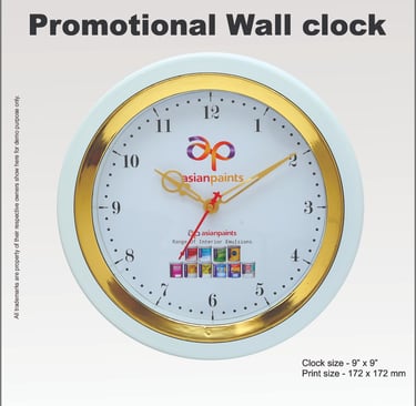 Best Golden wall clock manufacturer in India