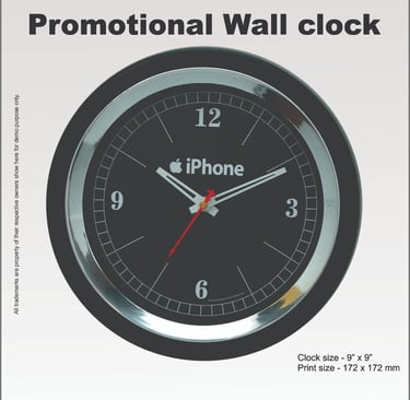 Silver chrome clock manufacturer in delhi