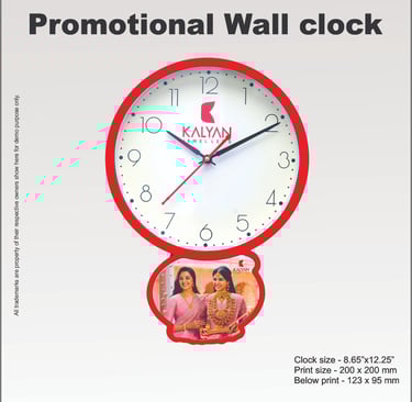 Red wall clock manufacturer in india