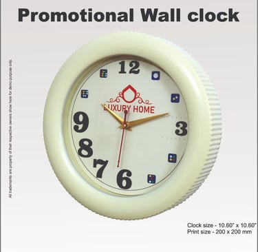 Round wall clock supplier