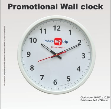 White round wall clock supplier in Delhi India