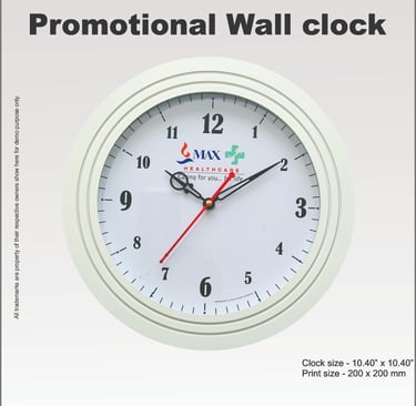 Pharma wall clock supplier in Delhi