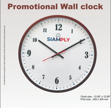 Large size wall clock