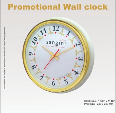 Plastic wall clock manufacturer in delhi