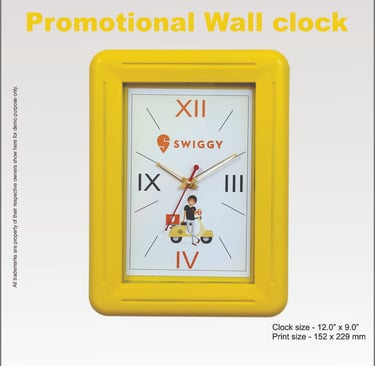 Rectangle wall clock manufacturer in india