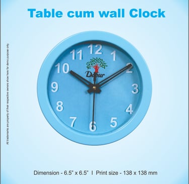 Promotional round table clock manufacturer