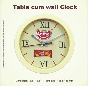 Promotional round table clock manufacturer