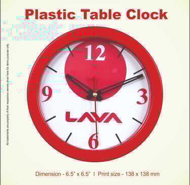 Table cum wall clock manufacturer