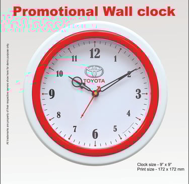 white wall clock manufacturer in india