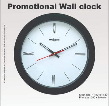Logo printing clock manufacturer in India