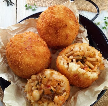 Oyster Mushroom Arancini