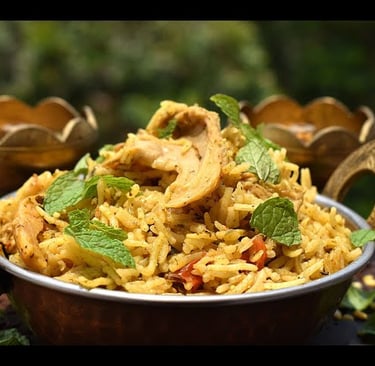 Oyster Mushroom Biryani