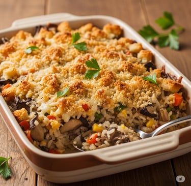 Oyster Mushroom Casserole