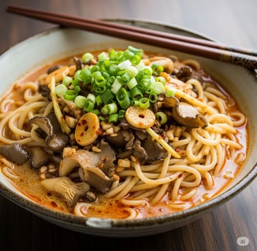 Oyster Mushroom Dan Dan Noodles