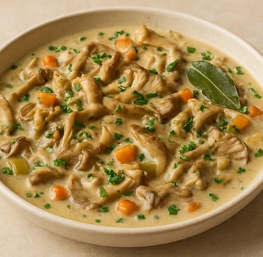 Oyster Mushroom Fricassée with Fresh Herbs