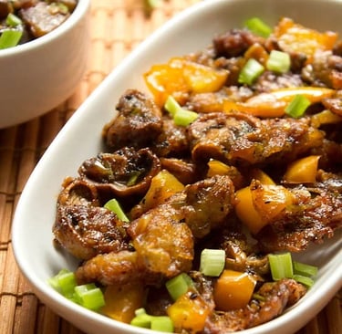 Oyster Mushroom Manchurian (Dry or Gravy)