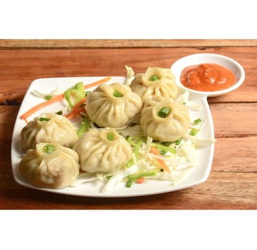 Oyster Mushroom Momos (Steamed Dumplings)