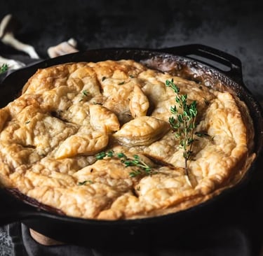 Oyster Mushroom Pot Pie