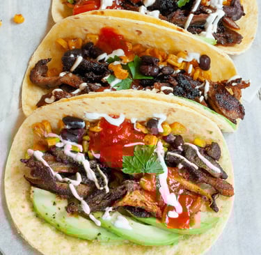 Oyster Mushroom Taco