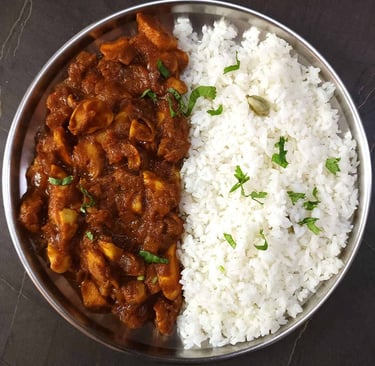 Oyster Mushroom Vindaloo