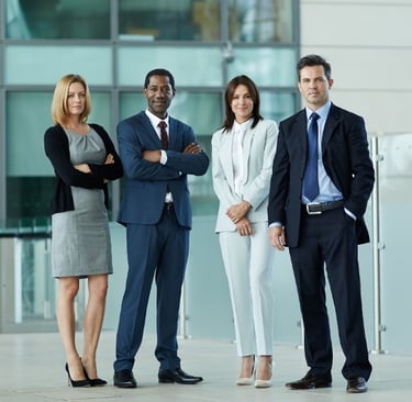 a group of business people who wears corporate Uniform