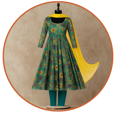 Anarkali Frock Design