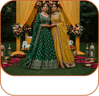 mehendi/haldi outfit