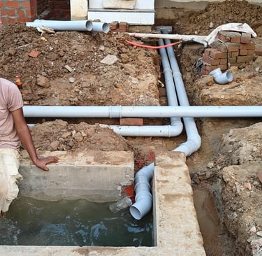 drainage and seweagepipe installation for toilet bathroom,by sonu electrical and plumbing service