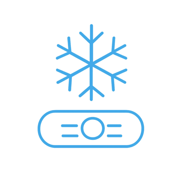 Immagine vettoriale di un sistema di climatizzazione