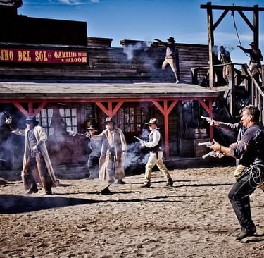 Wild West gun fights