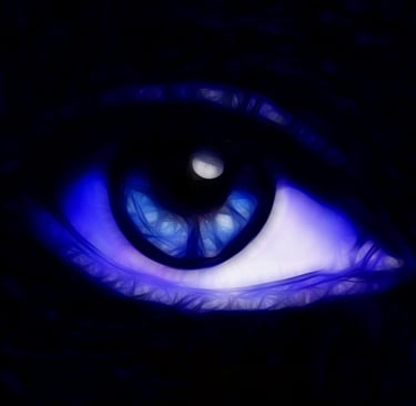 The Ancient Might behind Gods and Faiths. What Destiny actually is. Artistic image of a cosmic eye.