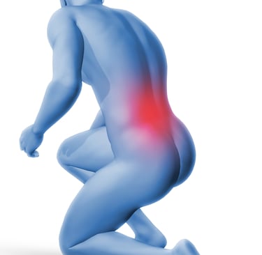 homme avec douleurs dans le bas du dos